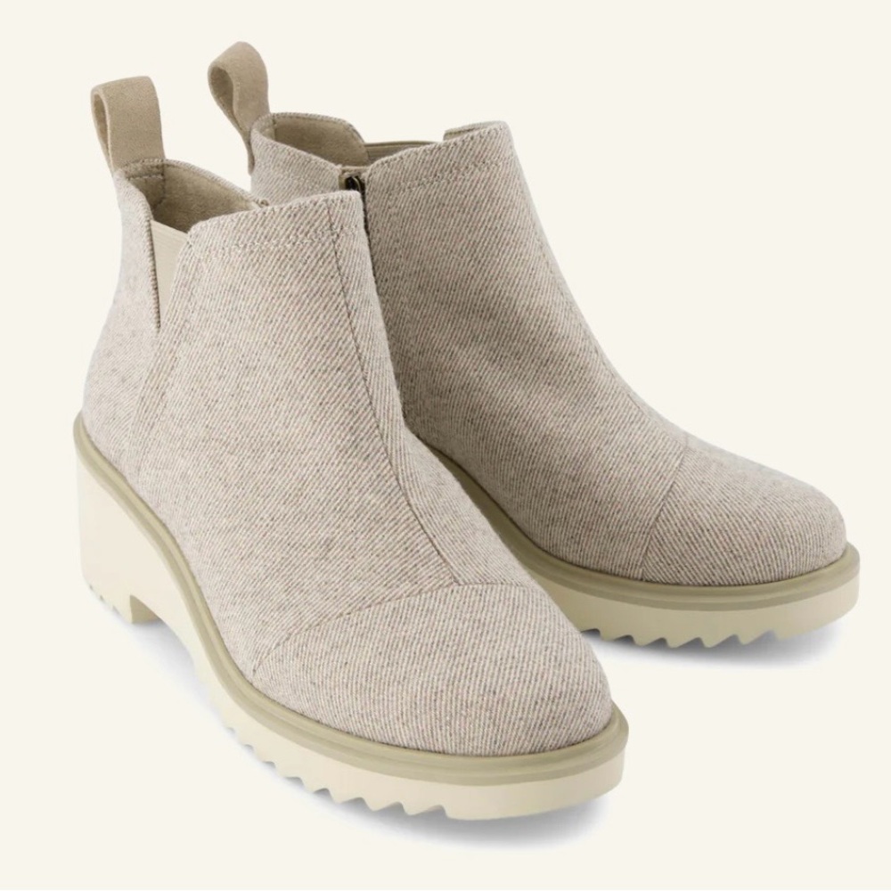 TOMS Maude Wedge Boot Size 5.5 - Picture 4 of 12